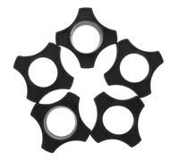 VICASKY 5 anillos de micrófono, anillos de micrófono antideslizantes para micrófonos de mano, para bares de escenario y Ktv, fácil instalación, diseño duradero que evita resbalones y golpes