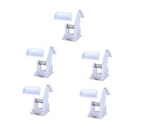 VICASKY 5 Piezas Cerradura Puerta Del Armario Sin Herramientas Ni Tornillos Cerraduras Para Gabinetes De Seguridad Para Cocina o Baño