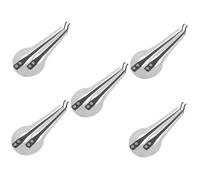 VICASKY 5 piezas de arpa de boca instrumento musical portátil para principiantes, arpa étnica de metal, fácil de usar para melodías creativas y experimentos de sonido