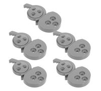 VICASKY 5 Piezas Fijaciones para Tableros de Mesa Conectores de Hebilla Plásticos y Soporte Metálico, Montaje Sencillo para Mesas en Áreas de Oficina y Capacitación