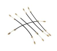 VICASKY 5 piezas Violin Tailgut de nylon antideslizante adecuado para reemplazo cordal dañado con componentes de latón para violín