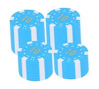VICASKY 50 piezas de fichas de bingo para juegos educativos monedas de juego redondas con números para bingo mahjong y ejercicios matemáticos para fiestas y noches de juegos