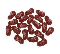 VICASKY 50 Piezas de Fósiles de Dinosaurios Pequeños de Plástico Realistas para Excavación y Decoración de Mesa de Arena, Juguetes Educativos para Niños