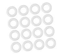 VICASKY 50 Unidades Anillo Circular y Desarrollar Creatividad de Espuma Blanco Base Artesanal para Pintar para Manualidades Diy Niñas