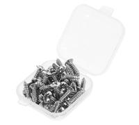 VICASKY 50piezas Tornillos De Montaje Para Guitarra Fijador Para Pickguard Accesorios Para Eléctrico Incluye Caja De Almacenamiento