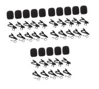 VICASKY 54piezas Clips De Micrófono Con Esponja Para Corbata Clips De Sujeción Para Micrófono Lavalier Accesorios Para Grabación y Comunicación Camisetas y Chaquetas