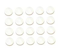 VICASKY 5mm Shell Material Guitarra Diapasón Pegatinas 20pcs Guitarra Decals Diapasón Marcador Ukelele Mandolina Banjo Instrumento Música Accesorios Gf62