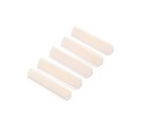 VICASKY 5pcs Guitarra Hueso Sillín Accesorios para Instrumentos Musicales Piezas de Repuesto de Guitarra Accesorios Acústicos Tuerca Hueso de Guitarra Beige