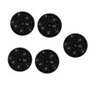 VICASKY 5piezas Herramienta Melódica De Aleación De Aluminio Rueda De Acordes Para Guitarra Disco De Teoría Musical Para Músicos Principiantes y Profesionales Diseño Resistente y