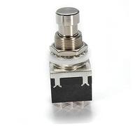 VICASKY 5piezas Interruptores De Pedal De Guitarra Eléctrica De Pines Negro Para Efectos Compatible Circuitos Bypass y Led Personalizable