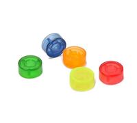 VICASKY 5piezas Perilla de Plástico del Pedal de Efectos para Amplificador de Guitarra Incluye Colores Azul Verde Amarillo Rojo Naranja para Ajustar el Volumen Escenarios de Actuación