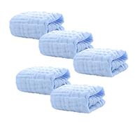 VICASKY 5piezas Toalla Cuadrada de Algodón para Bebés Paños para Eructar y Saliva Paños de Muselina para Recién Nacidos Artículo de Primera Necesidad Cambiar Pañales y Limpieza Facial