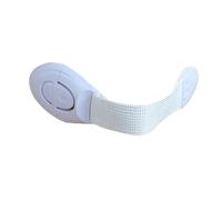 VICASKY 6 cierres de seguridad autoadhesivos para armarios para puertas frigoríficos, flexibles y aptos para niños, color blanco