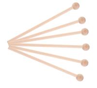 VICASKY 6 Piezas Baquetas de Percusión Mazos de Madera para Instrumentos Musicales Mazos Musicales para Practicar Casa o Estudio de Madera