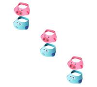 VICASKY 6 Piezas Gorro Champú Infantil gorro natacion niño gorro natación niño champú para niños fiesta de bienvenida bebé Gorro para lavar el cabello para niños pequeños el plastico