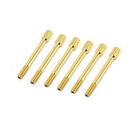 VICASKY 6 Piezas Guitarra Doble Rockera De Latón De Abrazadera De Puente De Trémolo Tornillo De Bloqueo De Cuerdas Para Guitarras Eléctricas Tornillo Pasante De Cuerdas Para Cambio