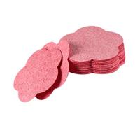VICASKY 60 esponjas limpiadoras faciales Bob Esponjas absorbentes grandes Esponjas faciales para desmaquillarse esponja facial esponja facial para lavar la cara pulpa rosa
