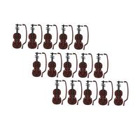 VICASKY 60juegos Mini Violín Decorativo Para Navidad Adorno De Escritorio Juguetes Educativos y Accesorios De Fotografía
