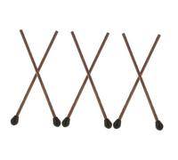 VICASKY 6piezas Baquetas De Percusión De y Madera Para Tambor Lengua Mallets Para Instrumentos Accesorios De Práctica Entusiastas