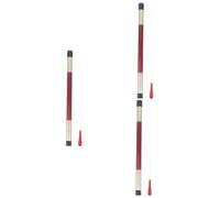 VICASKY 6piezas Sándalo Rojo Para Directores Musicales Durable y Ligero Conjunto Para Orquesta y Conciertos Rojo Oscuro