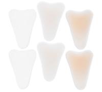 VICASKY 6piezas Unidades Almohadillas de Silicona Impermeables para Protección Íntima Adhesivas Reutilizables Tonos Natural y Transparente Parches Invisibles para Natación Ropa Interior