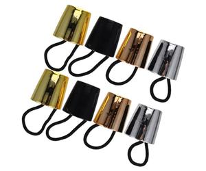 VICASKY 8 piezas de goma con clip para el pelo, soporte para de caballo, goma de seda, cepillo de pelo, extensiones de pelo, trenzas, gomas para el cabello para mujeres, accesorios para el