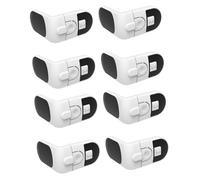 VICASKY 8 piezas de seguridad para niños para armarios Protector de pinza de dedo adecuado para cajones refrigeradores y muebles Material duradero Protección eficaz para curiosos