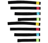 VICASKY 8 Piezas insonorizada cuerdas mudas para instrumentos almohadilla silenciadora de platillos amortiguadores drum kit cinturón elástico sordo de platillos silenciador de