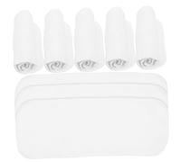 VICASKY 8 Piezas Pañales de Tela Lavables de Color Claro de Pañales de Tela Reutilizables Suaves para Recién Nacido Uso Diario