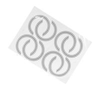 VICASKY 8 Piezas Pegatina Borde Guitarra De Anillos Para Sonido Calcomanías Decorativas Autoadhesivas Para Guitarra Acústica