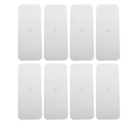 VICASKY 8 tiras magnéticas para luces debajo de gabinetes, placa metálica | Tiras magnéticas de repuesto de 3 x 1,1 pulgadas con adhesivo para luz de mostrador inalámbrica con sensor de movimiento