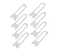 VICASKY 8piezas Cerraduras De Seguridad Para Bebés Shape Protect Lock Para Armarios y Neveras Fácil Instalación Color Previene Lesiones Dedos