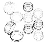 VICASKY 8piezas Cubiertas De Seguridad Para Perillas De Estufa De Gas Protector Transparente Para Botones De Horno Bloqueo Infantil Para Cocinas Diseño De Gran Agujero y Visibilidad