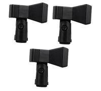 VICASKY 9 Piezas Clip De Micrófono Clip De Montaje Para Micrófono Soporte Para Micrófono Inalámbrico Micrófono Inalámbrico Para Hablar Micrófono De Escritorio Mini Micrófono Black Aleación