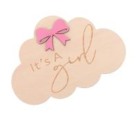 VICASKY -accesorios para el crecimiento guardería decir Oh bienvenida nombre recién nacido kit hola artículos para bebés bebés pronto niño foto Personificar signo de bebé de madera