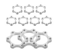 VICASKY Adaptador de Freno de Disco para Bicicleta, Brida de 6 Pernos Diámetro Interior de 34 Mm, Base de Acero al Carbono, Pack de 10 Unidades, Compatible Sistemas de Freno