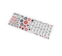 VICASKY Adhesivo de Pared de Altura para Guardería Gráficos de Dibujos Animados para Medir la Altura Autoadhesivo para Decoración de Habitaciones Infantiles para Seguimiento de Crecimiento