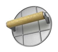 VICASKY Aleación Prensa de Aluminio para Hamburguesas, Manual | Plata, Fácil de Usar y Dar Forma, Resistente, para Cocina y Bricolaje