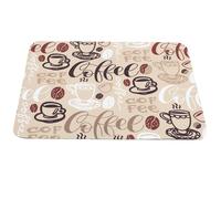 VICASKY Alfombrilla Absorbente para Cafetera 40x50 Cm Tapete Antideslizante para Cocina Mantén Encimera Seca y Limpia Adecuado para Máquina de Café y Barra de Café