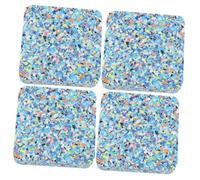 VICASKY Alfombrilla de aislamiento acústico - Drum Supply - Almohadilla silenciadora para canalones - Almohadillas - Pack de 4