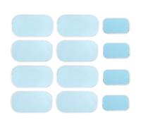 VICASKY Almohadillas de Gel para Fitness Azul 12piezas de Hidrogel | Entrenador de Cadera y Glúteos, Diseño Flexible y Cómodo, Uso en Interior, Formato Adhesivo
