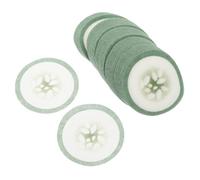VICASKY Almohadillas Oculares Suaves Piel de Tejido No Tejido 200 Estampado de Pepino y Que Aceleran la Absorción, Ideales Cuidado en Casa