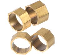 VICASKY Anillo de Tornillo para Parte de Violín de Tornillo Superior Inferior Decoración de Suministros para Violín