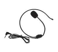 VICASKY Auriculares Micrófono Cable 3.5mm para Profesores y Presentadores, Ligeros, de Plástico, Pack de 4 Unidades para Amplificación de Voz