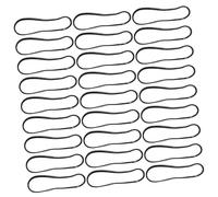 VICASKY Banda Elástica Pelo Negra para Recogidos y Permanentes Accesorio Cabello Mujeres y Niñas