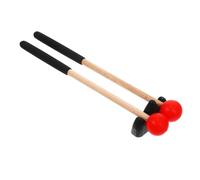 VICASKY Baquetas Rojas Para Tambor De Lengua Mazos De Mano Soporte Para Exhibición Baqueta Clásica De Suministro De Tambor De Lengüeta Para Principiantes