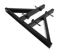 VICASKY Base de exhibición Estable para Espejo de Cuerpo, Soporte Antideslizante de Hierro Negro, Montaje fácil DIY, para Sala de Estar y Apartamentos pequeños