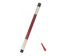 VICASKY Bastón De Dirección De Música De Madera De Sándalo Rojo Oscuro, 2 Piezas Funda Protectora, Herramienta Portátil Para Director De Orquesta Conciertos y Ensayos