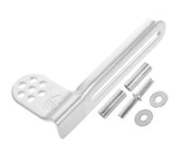 VICASKY Bisagras para refrigeradores domésticos y bisagras metálicas para congelador 1 set de repuesto para puerta de refrigerador y congelador acero galvanizado plata