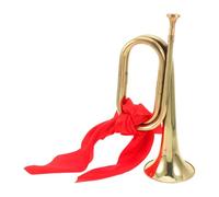 VICASKY Bocina de corneta de carga, instrumentos musicales profesionales, bocina de corneta para trompeta para banda escolar, caballería, orquesta